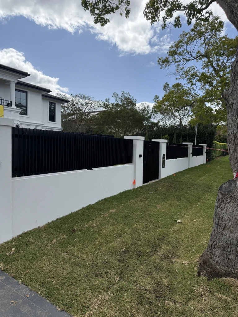 Vertical Slat Fencing in sydney