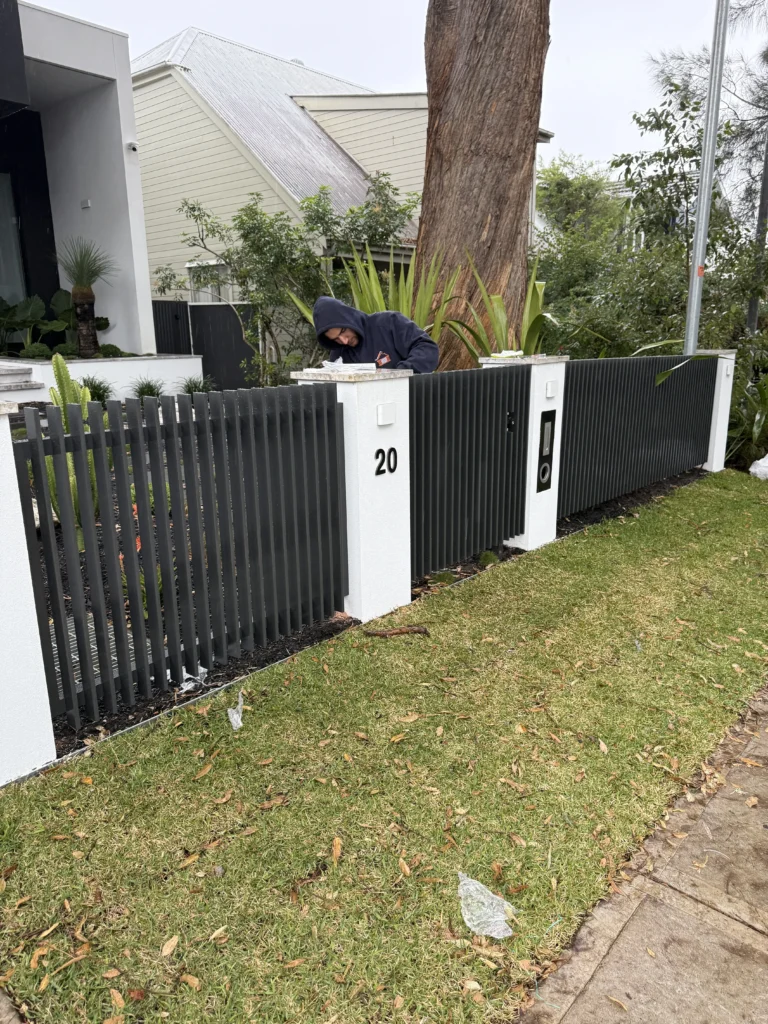 Aluminium Slat Fencing