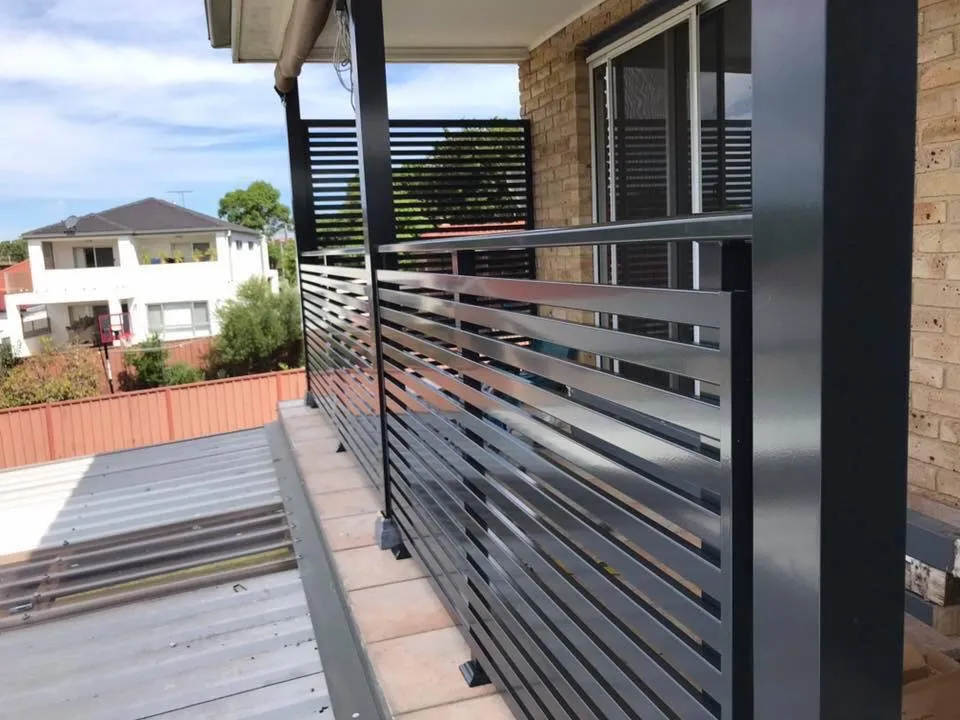 aluminium balustrade